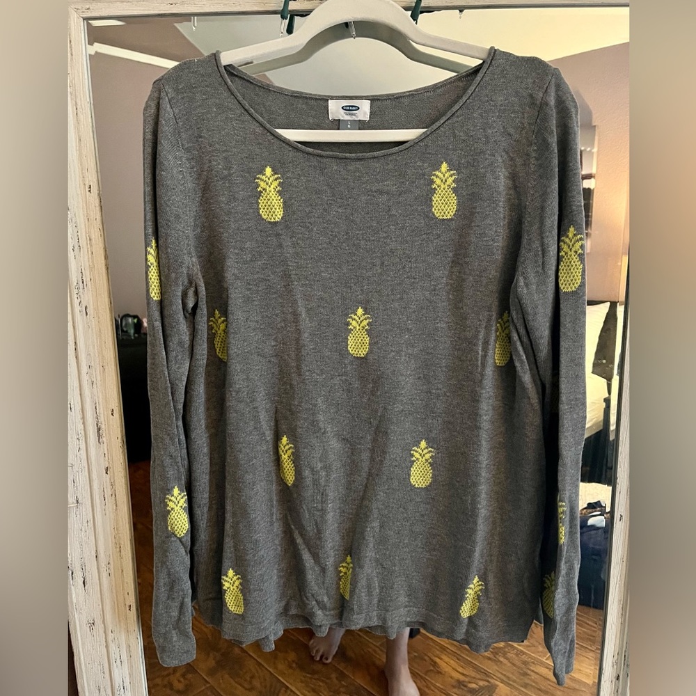 Pineapple Gray Sweater